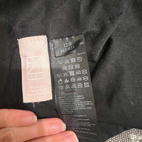 ALLSAINTS Women's Leigh Sequin Blazer Size 8 In Silver - Picture 10 of 12